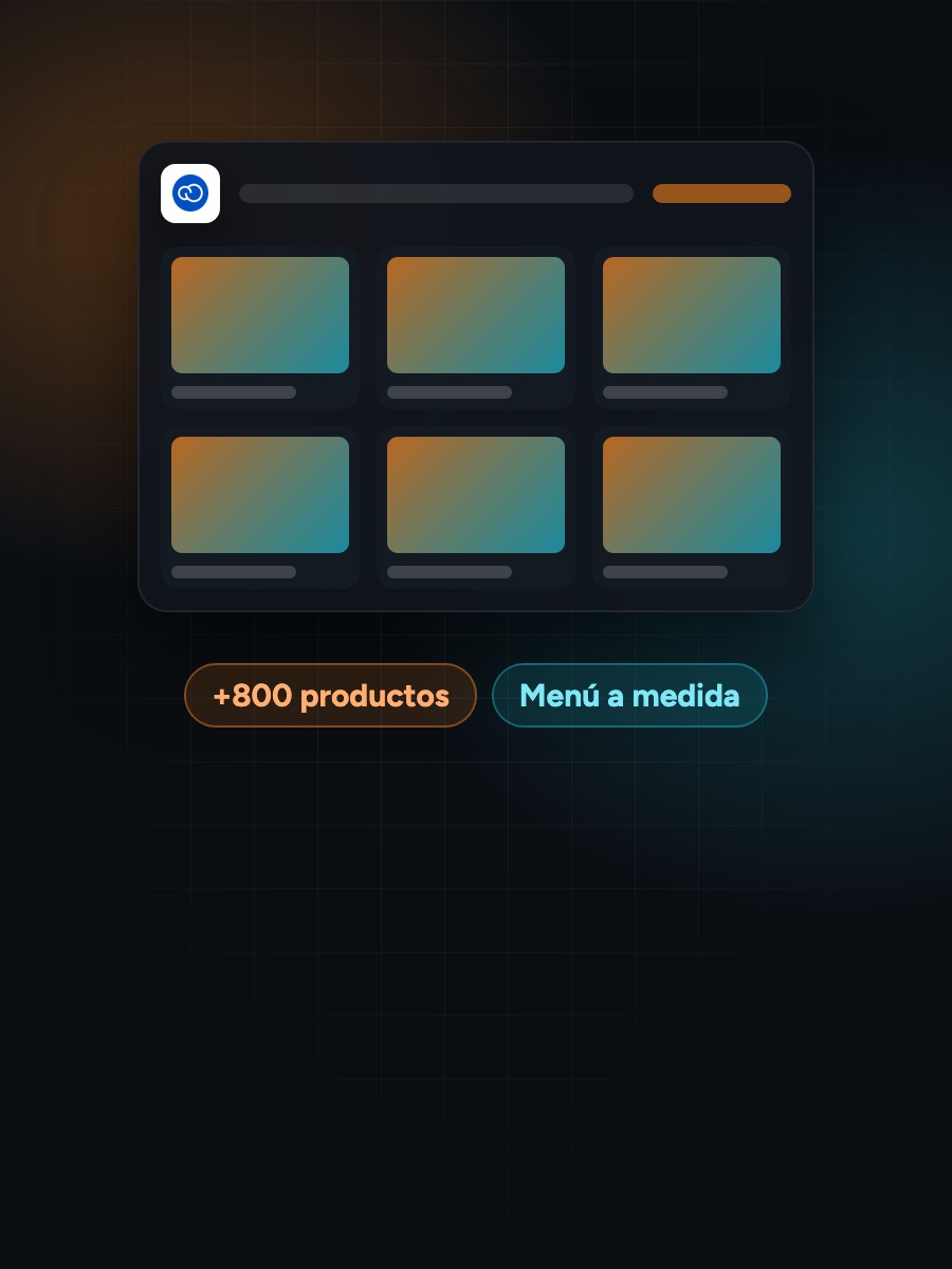 Tienda Tiendanube con menú a medida